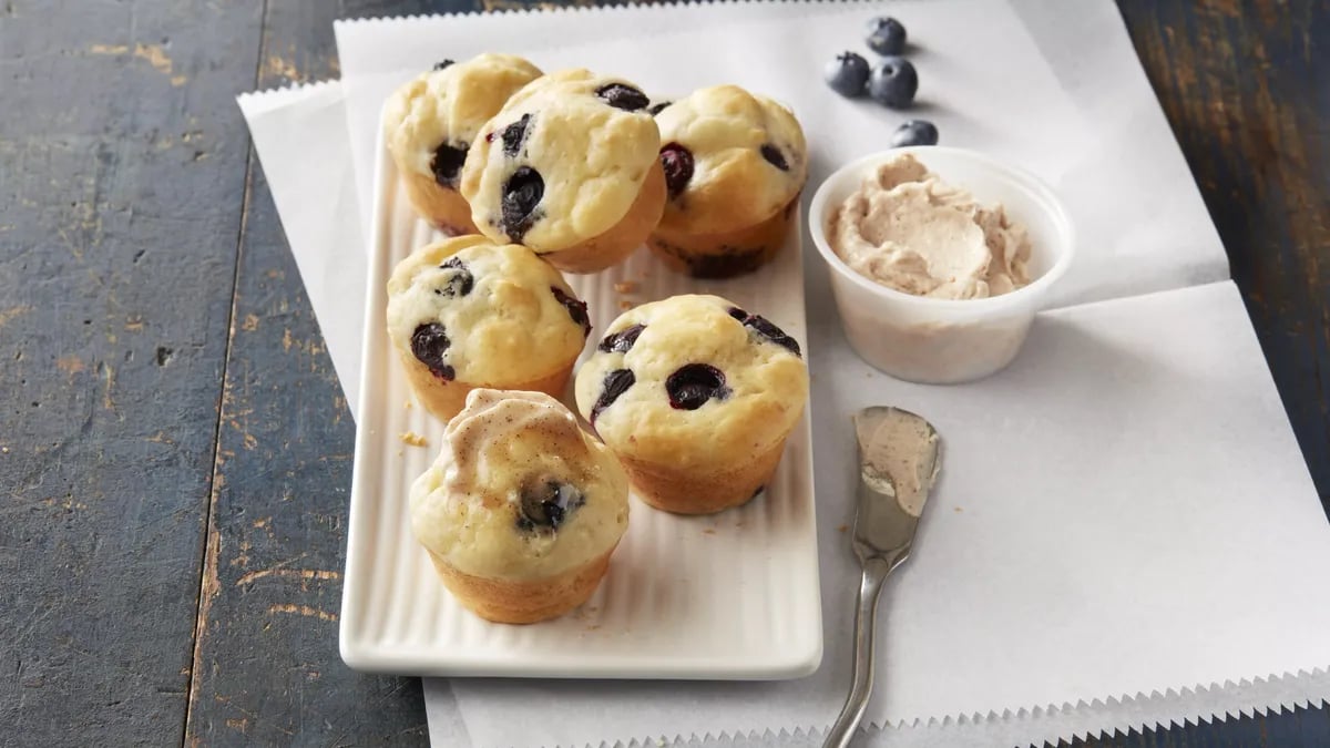 Blueberry Pancake Poppers