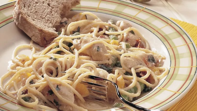 Asparagus Chicken Pasta