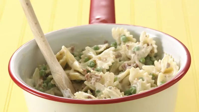 Bow Tie Pasta and Peas