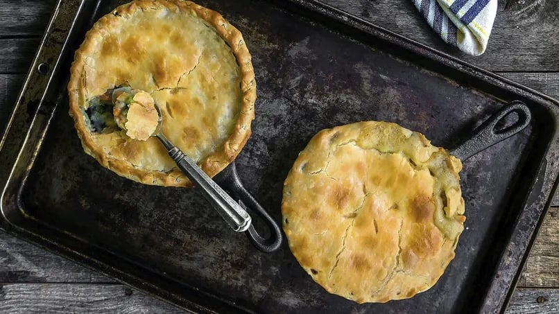 Easy Individual Turkey Pot Pies