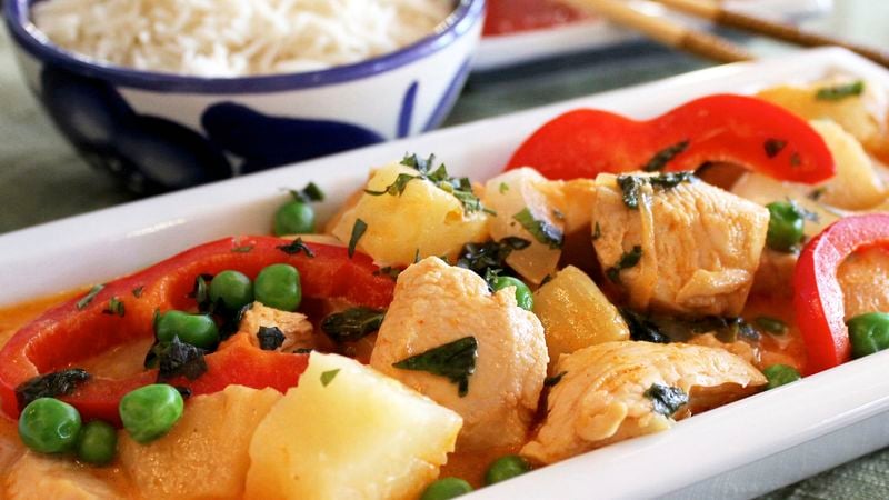 Thai Pineapple Red Curry Chicken