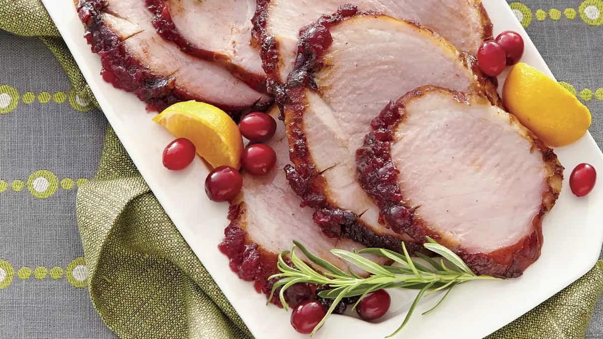 Cranberry-Chipotle Ham