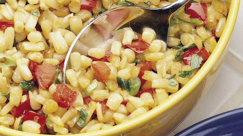 Roasted Corn and Pepper Salad