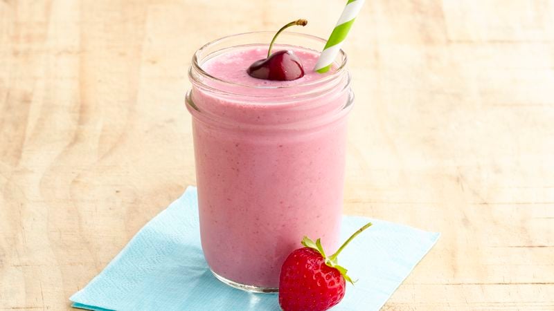 Very Berry Cherry Smoothie Recipe