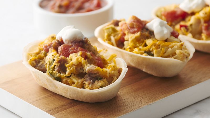 Slow-Cooker Mini Breakfast Burrito Bowls