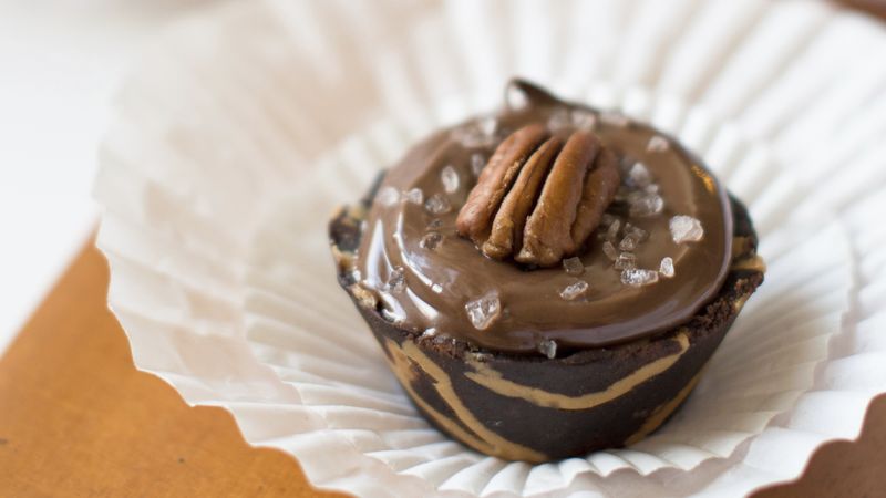 Mini Peanut Butter Brownie Cupcake