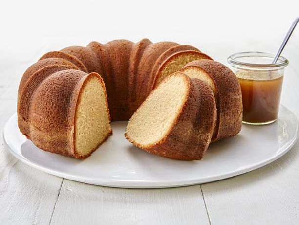 Brown Sugar Cake with Buttery Brown Sugar Sauce