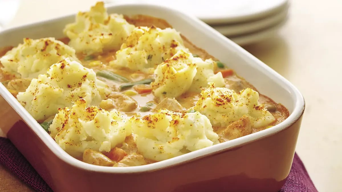 Chicken Paprika Shepherd's Pie