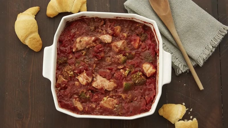 Easy Chicken and Tomato Casserole