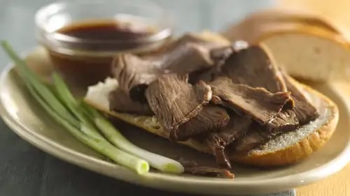 Slow-Cooker French Dip Sandwiches