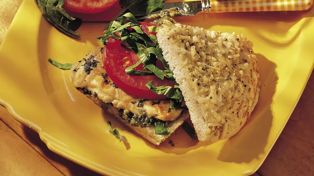 Chicken-Pesto Sandwiches