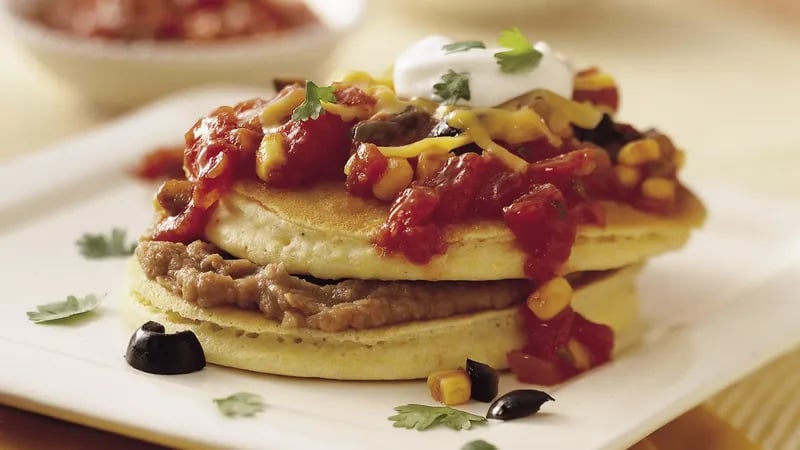 Mexican Corn Cakes (Cooking for 2)