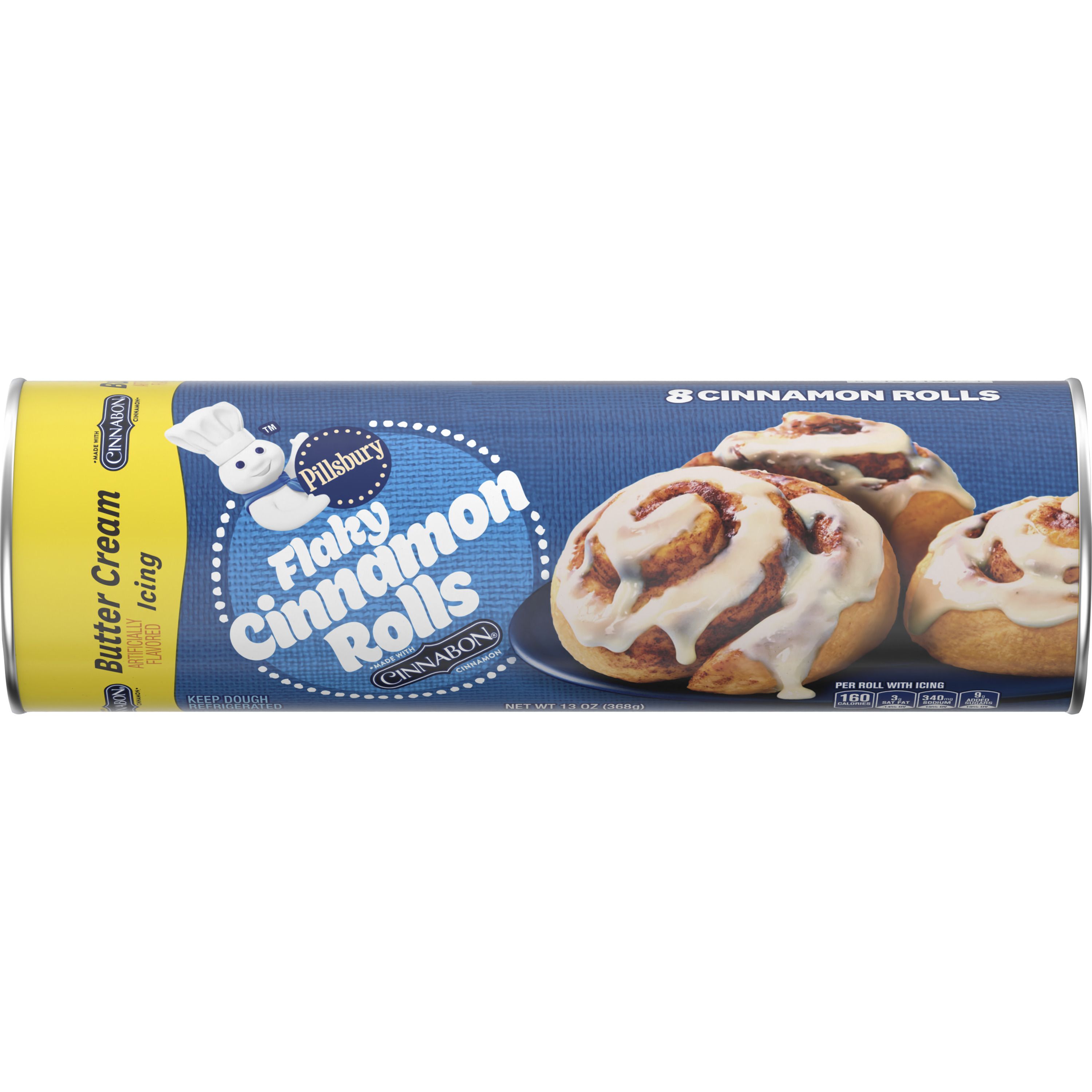 Pillsbury™ Flaky Cinnamon Rolls with Butter Cream Icing - Front