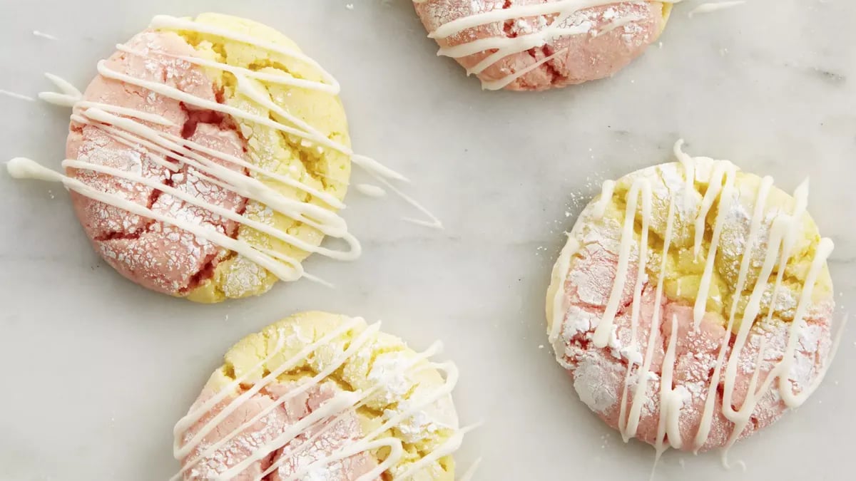 Strawberry Lemonade Cookies