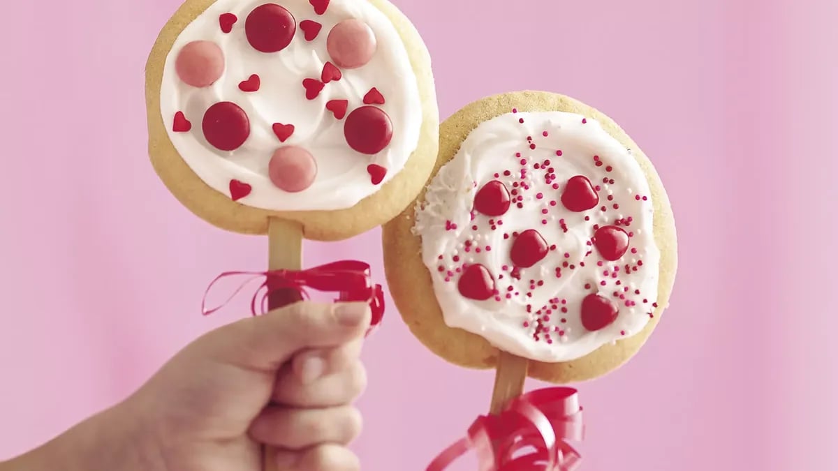 Valentine Cookie Pops