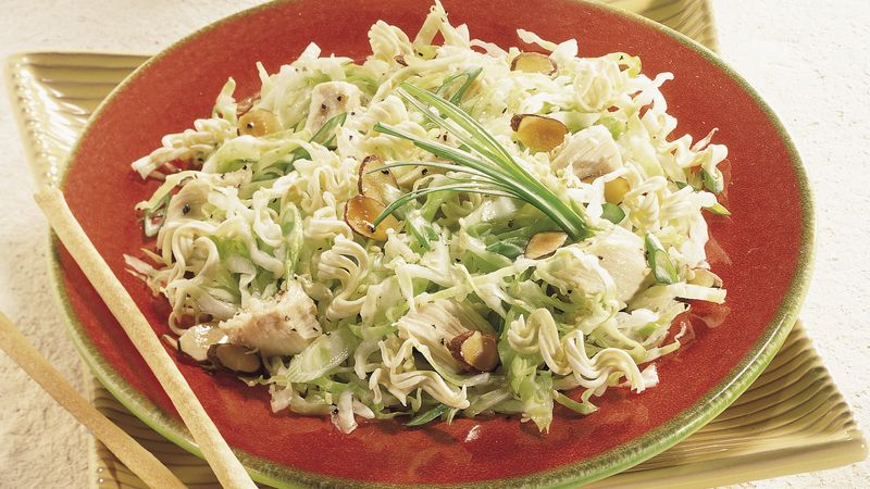 Light Asian Cabbage-Chicken Salad