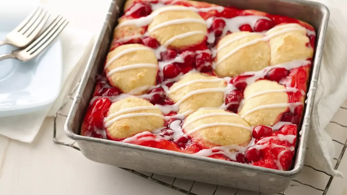 Cherry Swirl Coffee Cake