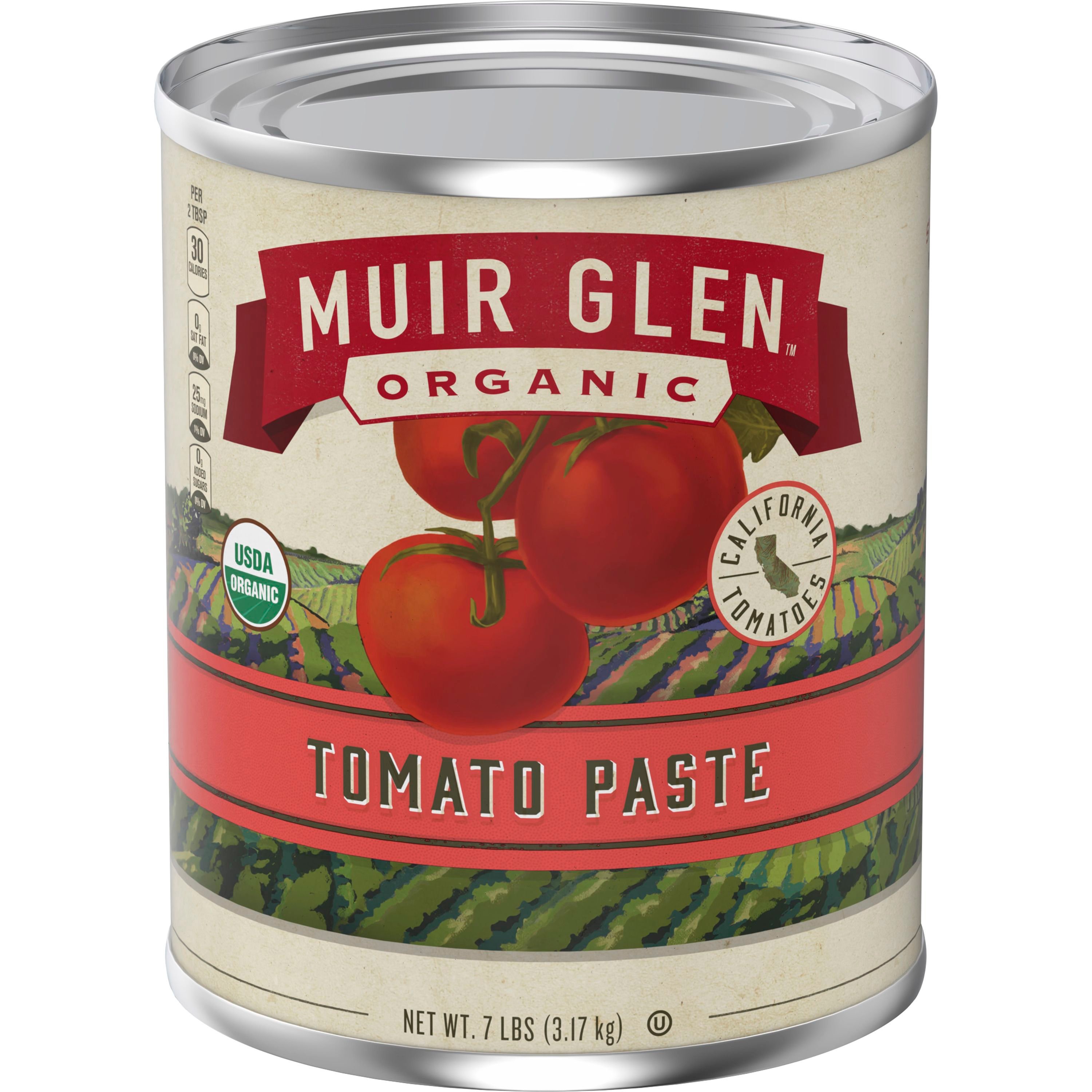 Front - 3D Muir Glen(TM) Organic Canned Vegetables Bulk Tomato Paste 7 lb