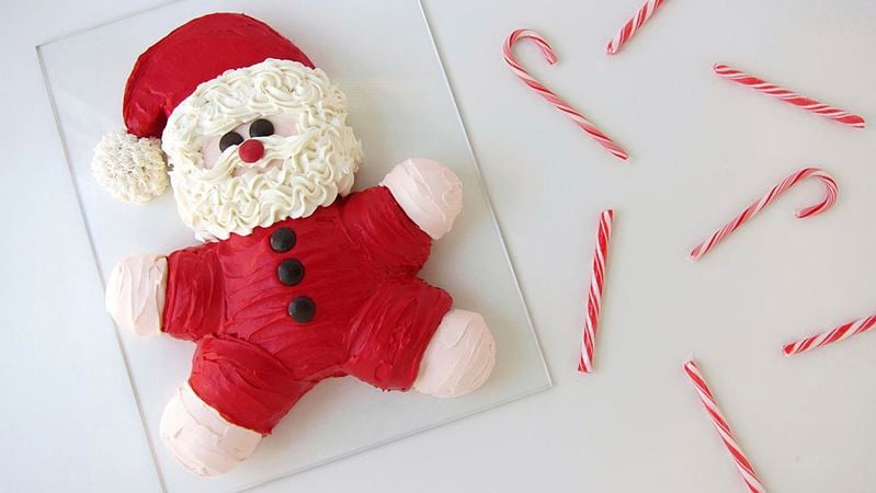 Bkfydls Round Cake Pans, Christmas Santa Claus Silicone for Chocolate Cake Pudding Soap Round Shape Clearance, Adult Unisex, Size: 7.09*4.72*0.79