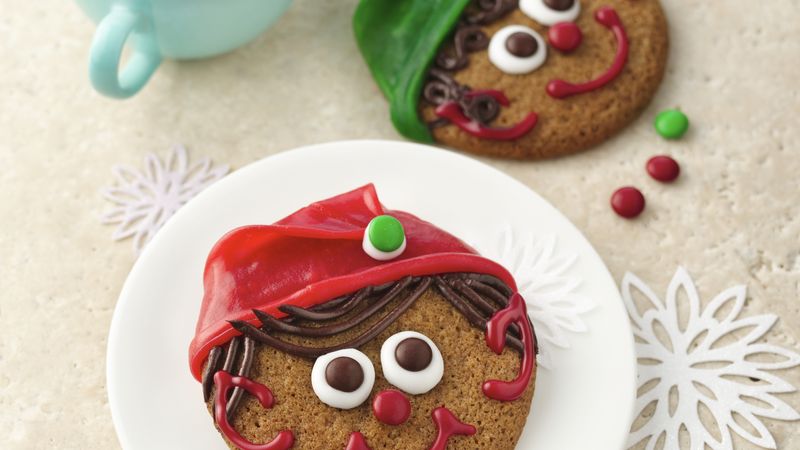 Ginger Elf Christmas Cookies