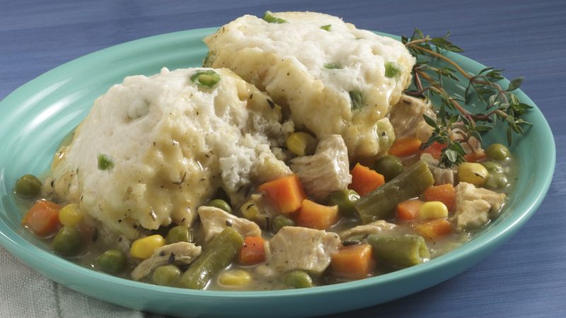 Savory Chicken Stew and Dumplings (Cooking for 2)