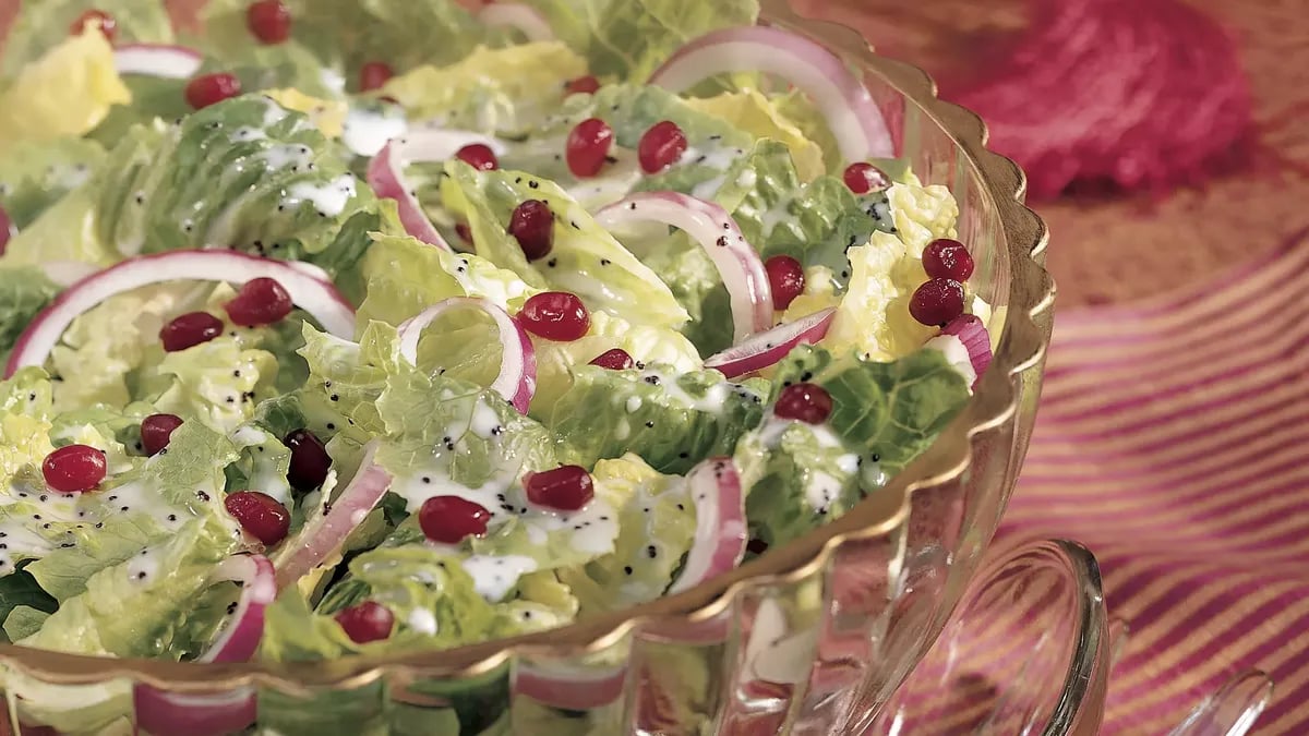 Pomegranate and Poppy Seed Salad