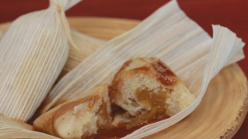 Sweet Tamales with Dulce de Leche