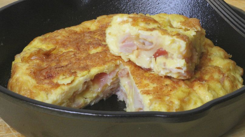 Ham, Egg and Bacon Omelet