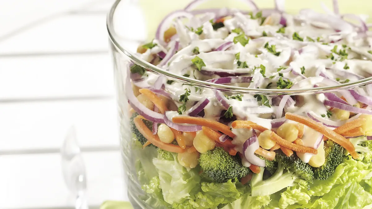 Layered Salad Supreme Layered Salad Supreme