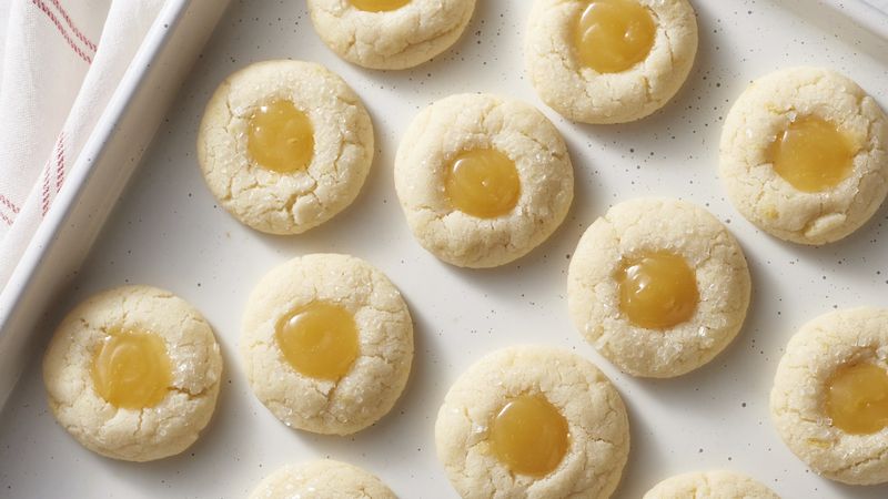 Easy Lemon Thumbprint Cookies