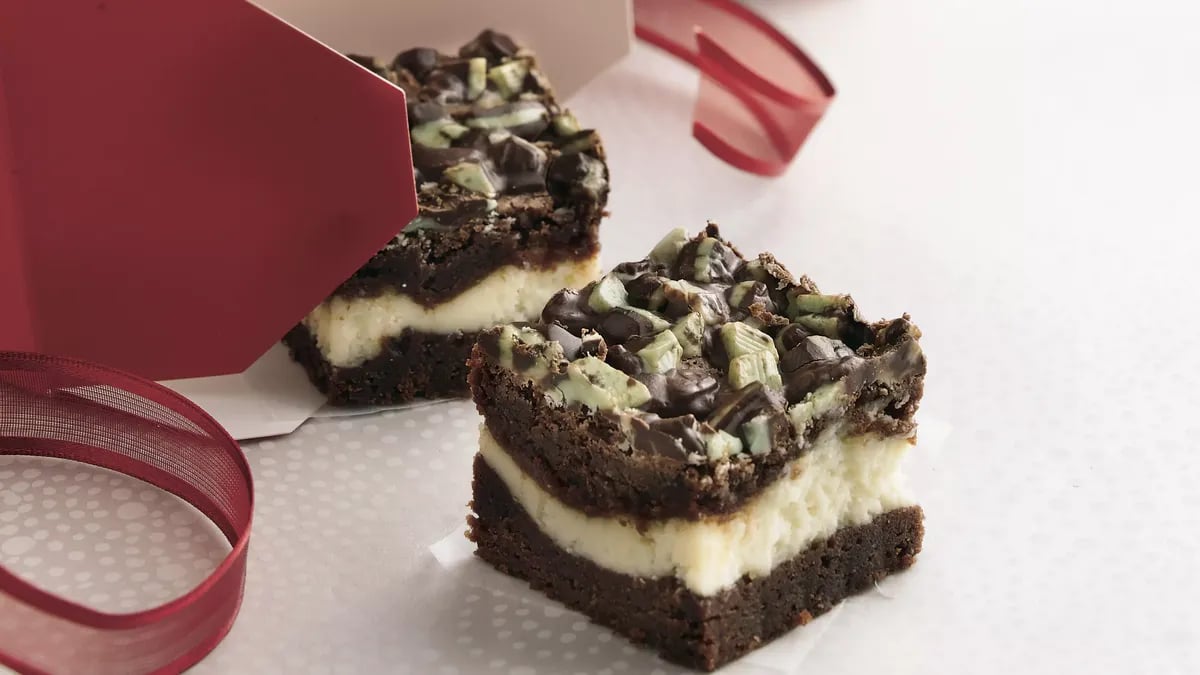 Peppermint-Chocolate Brownies