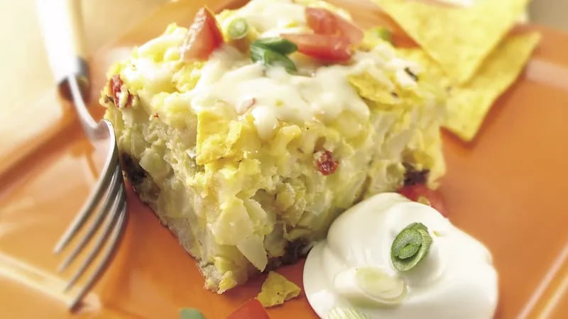 Cheesy Chile and Egg Bake