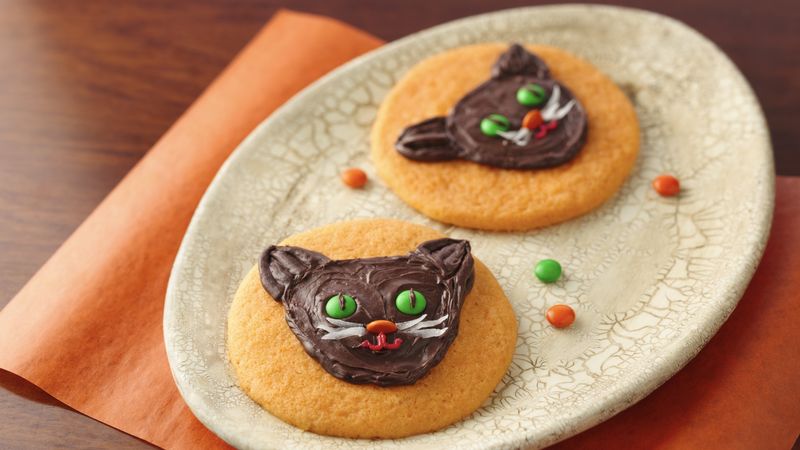 Halloween Cat Cookies