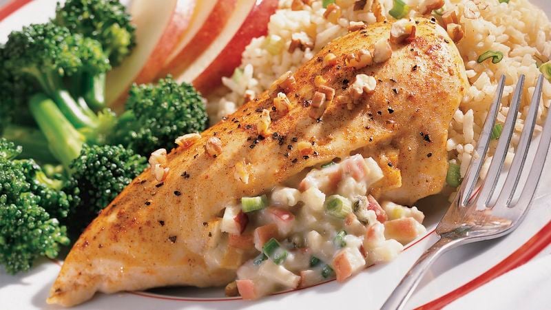 Blue Cheese and Apple-Stuffed Chicken Breasts