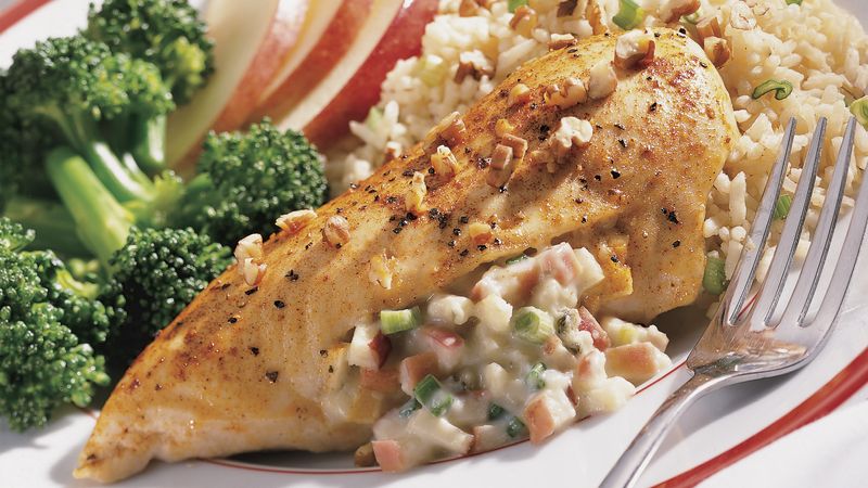 Blue Cheese and Apple-Stuffed Chicken Breasts
