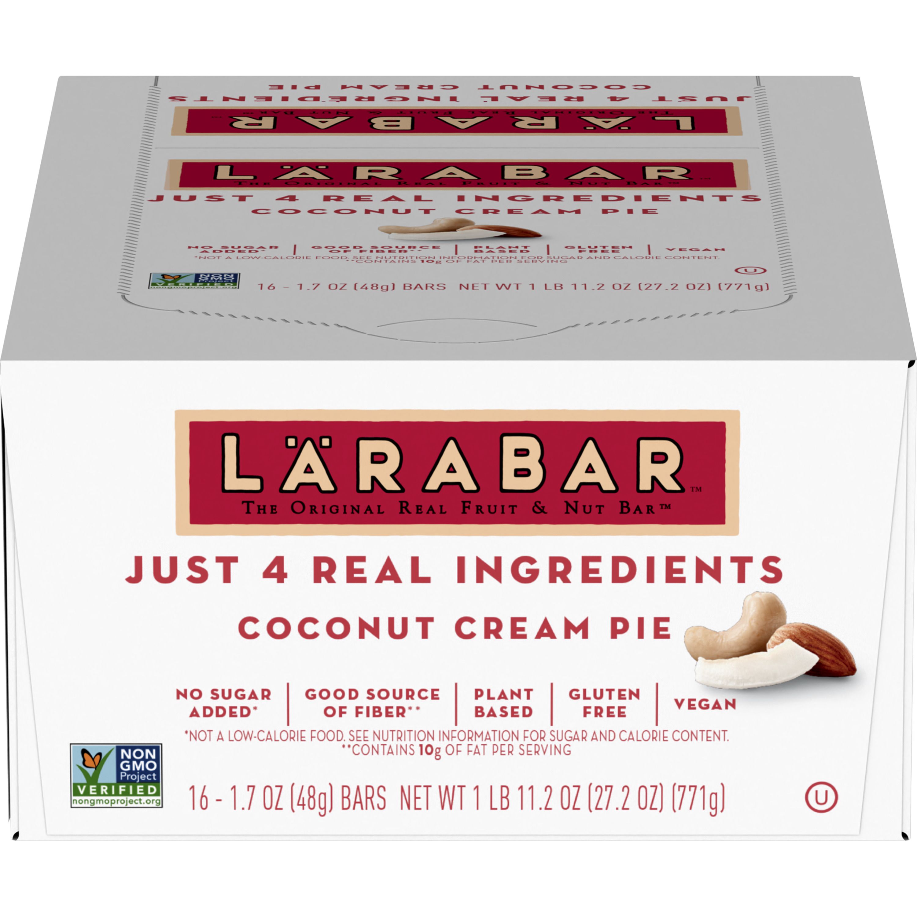 Front - 3D Lärabar(TM) Gluten Free Wellness Bars Coconut Cream Pie (16 ct) 1.6 oz