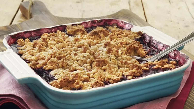 Berry-Almond Cobbler