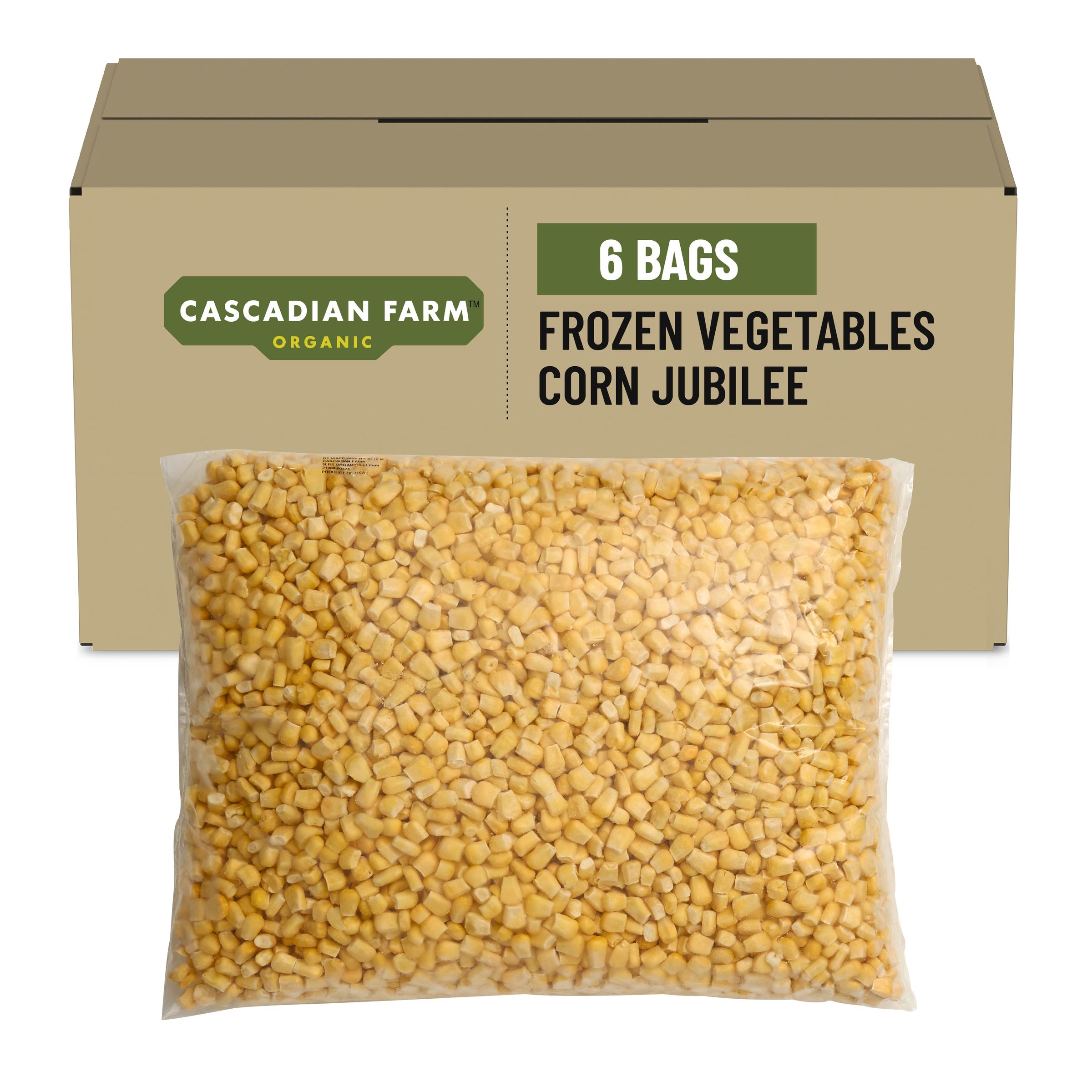 Cascadian Farm™ Organic Frozen Vegetables Sweet Corn Jubilee 5 lb