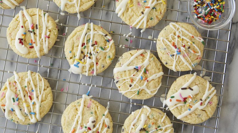 Birthday Cake-Mix Cookies