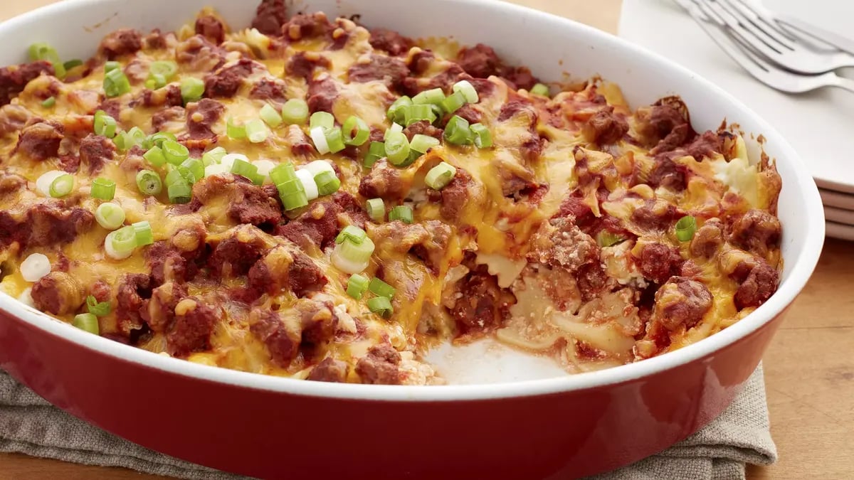 Creamy Ground Beef Noodle Casserole