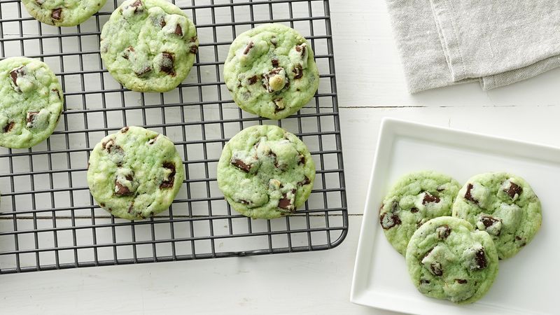 4 Delicious Mint Recipes 2 Mint Chocolate Chip Cookies Recipe - BettyCrocker.com