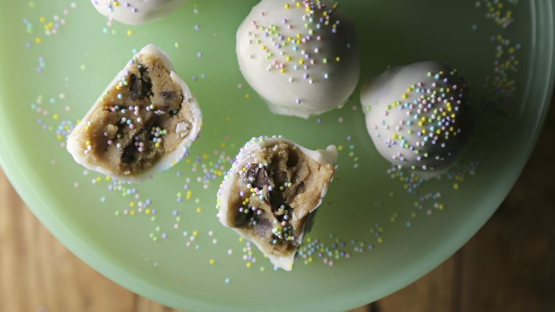 Easter Cookie Dough Truffles