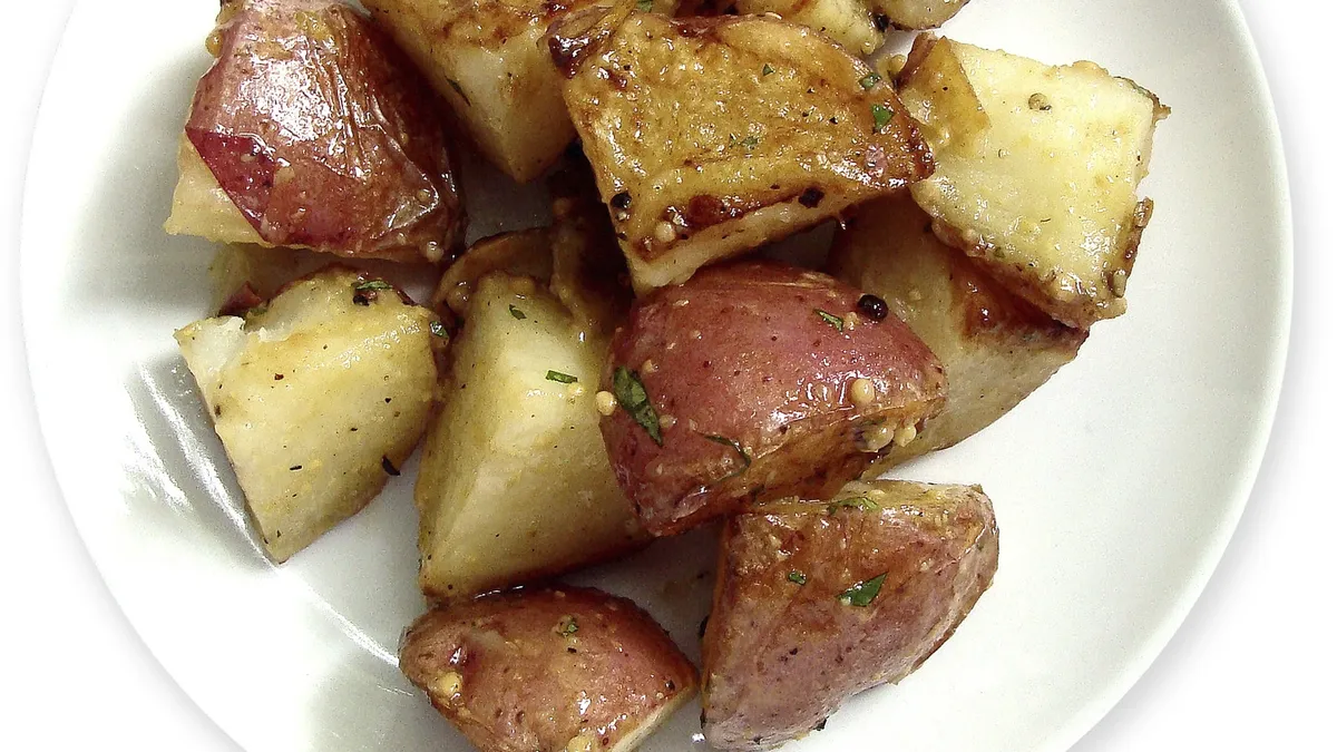 Mustard-Vinaigrette Roasted Potato Salad