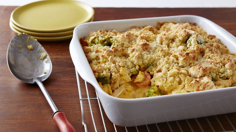 Cheesy Chicken and Vegetable Casserole