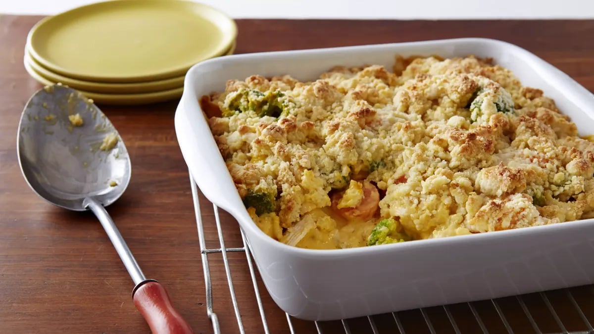 Cheesy Chicken and Vegetable Casserole