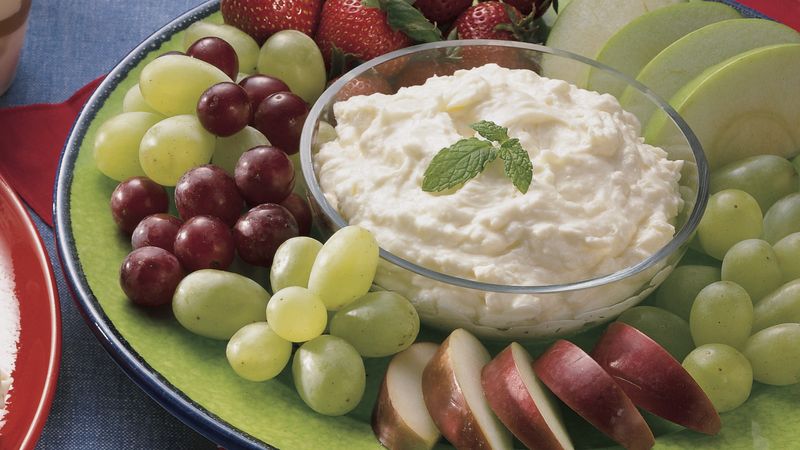 Sweet and Creamy Dip for Fruit