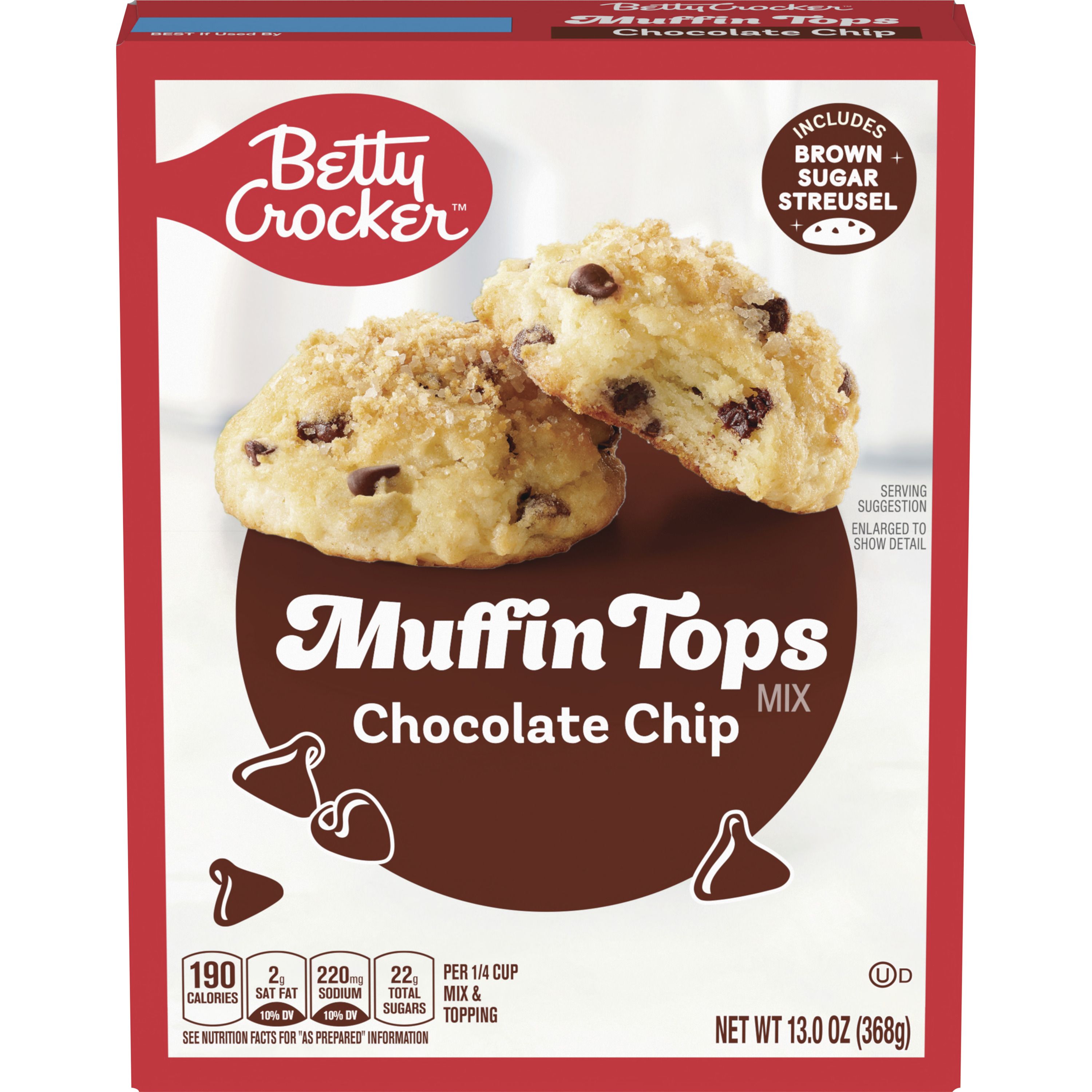 Betty Crocker™ Chocolate Chip Muffin Tops Mix - Front