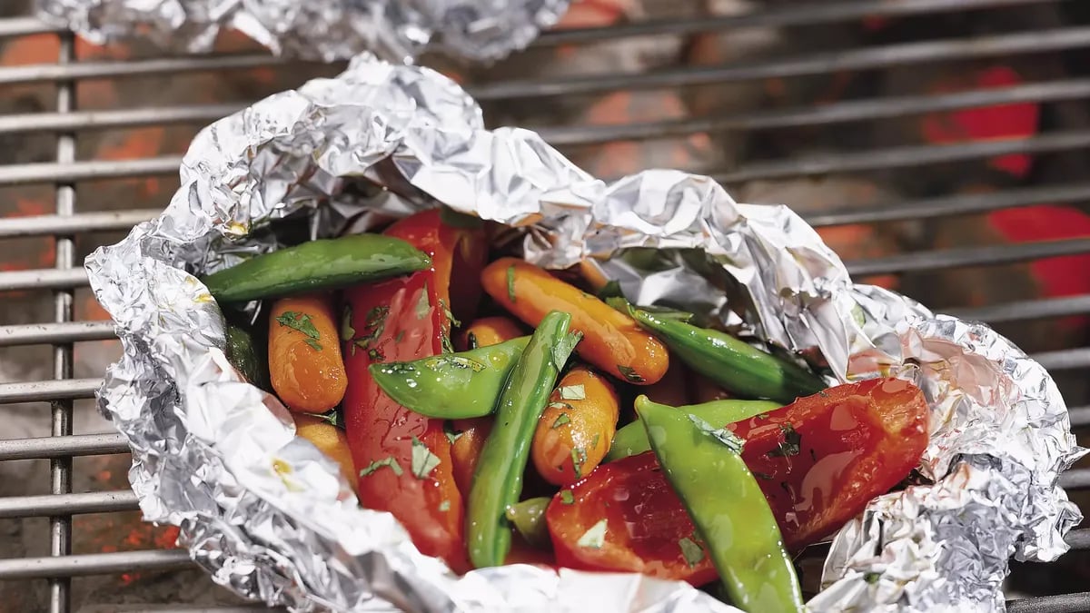 Teriyaki Summer Vegetable Foil Packs