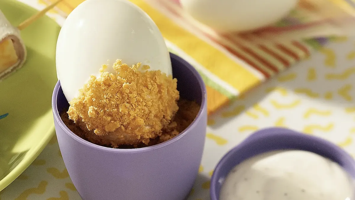 Double-Dipper Egg Lunch