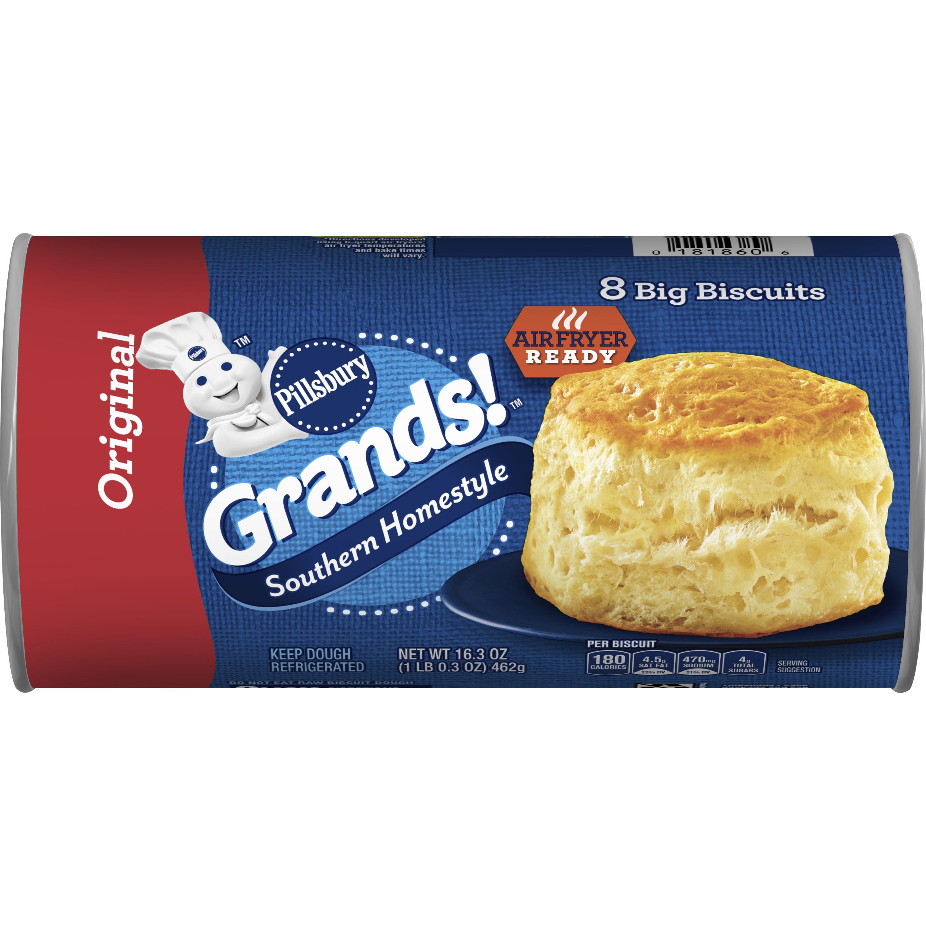Grands!™ Southern Homestyle Original Biscuits 8 Count - Front